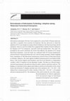 Research paper thumbnail of Determinants of Information Technology Adoption among Malaysian Farm-based Enterprises