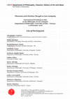 Research paper thumbnail of LIST OF PARTICIPANTS: Platonism and Christian Thought in Late Antiquity - International Workshop in Oslo on the Philosophy of Late Antiquity