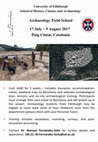 Research paper thumbnail of Puig Ciutat Field School Edinburgh 2017.pdf