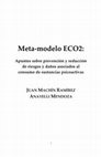 Research paper thumbnail of Meta-modelo ECO2: Apuntes sobre prevención y reducción de riesgos y daños asociados al consumo de sustancias psicoactivas