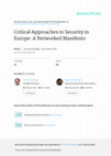 Research paper thumbnail of Critical Approaches to Security in Europe: A Networked Manifesto