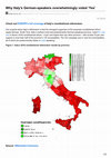 Research paper thumbnail of Why Italy’s German-speakers overwhelmingly voted ‘Yes’