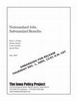 Research paper thumbnail of Nonstandard Jobs, Substandard Benefits