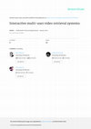 Research paper thumbnail of Interactive multi-user video retrieval systems