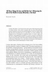 Research paper thumbnail of ‘“All these things he saw and did not see’: Witnessing the End of the World in Cormac McCarthy’s The Road” Critical Survey 25.2 (2013): 70-83.