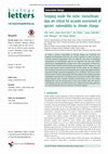 Research paper thumbnail of Stepping inside the niche: microclimate data are critical for accurate assessment of species' vulnerability to climate change