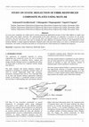 Research paper thumbnail of STUDY ON STATIC DEFLECTION OF FIBRE REINFORCED COMPOSITE PLATES USING MATLAB