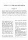 Research paper thumbnail of THE PROCESS SIMULATION OF NATURAL GAS STEAM REFORMING IN AN INTEGRATED MEMBRANE REACTOR