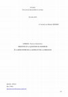 Research paper thumbnail of Aristote et la question du bonheur : A la rencontre de la sophia et de la phronesis