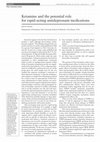 Research paper thumbnail of Ketamine and the potential role for rapid-acting antidepressant medications