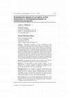 Research paper thumbnail of Evaluating the impacts of corruption on firm performance in developing economies: an institutional perspective