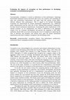 Research paper thumbnail of Evaluating the impacts of corruption on firm performance in developing economies: an institutional perspective