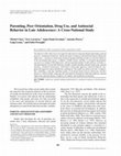 Research paper thumbnail of Parenting, peer orientation, drug use, and antisocial behavior in late adolescence: A cross-national study