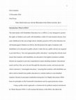 Research paper thumbnail of The Individuals with Disabilities Education Act: A Polity-Centric Approach