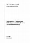 Research paper thumbnail of Approaches to capitation and risk adjustment in health care: an international survey