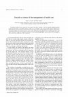 Research paper thumbnail of Towards a science of the management of health care