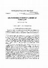 Research paper thumbnail of TRANSFERRED INTENT IN AMERICAN TORT LAW