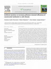 Research paper thumbnail of Artificial aeration to increase pollutant removal efficiency of constructed wetlands in cold climate