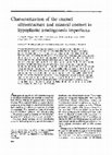 Research paper thumbnail of Characterization of the enamel ultrastructure and mineral content in hypoplastic amelogenesis imperfecta