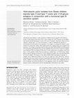 Research paper thumbnail of Helicobacter pylori isolates from Greek children express type 2 and type 1 Lewis and  1,6-glucan antigens in conjunction with a functional type IV secretion system