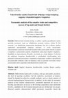 Research paper thumbnail of Taksonomska analiza konativnih obilježja i natjecateljskog uspjeha vrhunskih kuglača i kuglačica