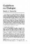 Research paper thumbnail of Guidelines on Dialogue