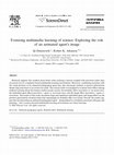 Research paper thumbnail of Fostering multimedia learning of science: Exploring the role of an animated agent's image