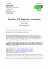 Research paper thumbnail of GeocritiQ  en 2016. Regularidad y consolidación