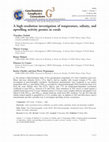 Research paper thumbnail of A high-resolution investigation of temperature, salinity, and upwelling activity proxies in corals