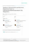 Research paper thumbnail of Synthesis, Characterization and Electronic Properties of Organic-based Lead and Tin Iodides