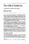 Research paper thumbnail of The Gift of Authority An Observer's Report and Analysis