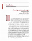 Research paper thumbnail of Technologies and Second Languages Tecnologías y segundas lenguas