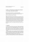 Research paper thumbnail of Conflicts over water resource management in Brazil: a case study of inter-basin transfers