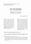 Research paper thumbnail of Albert Camus desde Bergson: la peste o la desmaterialización / Reading Camus from Bergson: the Plague or the Incorporeal