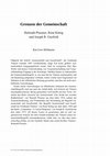 Research paper thumbnail of Grenzen der Gemeinschaft. Helmuth Plessner, René König und Joseph R. Gusfield