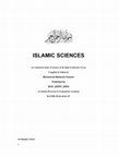 Research paper thumbnail of ISLAMIC SCIENCES An Analytical study of Science in the light of Quranic Verses Complied & Edited by