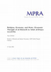 Research paper thumbnail of Jaelani, Aan, 2016. "Agama, Ekonomi dan Negara: Pemikiran Ekonomi al-Mawardi pada Adab al-Dunya wa al-Din," MPRA Paper 76036, University Library of Munich, Germany, revised 17 July 2016. RePEc-MPRA: https://mpra.ub.uni-muenchen.de/76036.