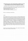 Research paper thumbnail of Integrated non-invasive remote sensing techniques and field survey for the geoarchaeological study of the Sud Lípez mining district, Bolivia