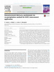 Research paper thumbnail of Nanostructured MnCo 2 O 4 synthesized via co-precipitation method for SOFC interconnect application