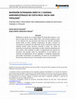 Research paper thumbnail of INVERSIÓN EXTRANJERA DIRECTA Y CADENAS AGROINDUSTRIALES DE COSTA RICA: HACIA UNA TIPOLOGÍA FOREIGN DIRECT INVESTMENT AND AGRIBUSINESS CHAINS IN COSTA RICA: TOWARD A TYPOLOGY