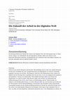 Research paper thumbnail of Zukunft der Arbeit in der digitalen Welt