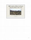 Research paper thumbnail of XRF Analysis of Rock Art Panels at Big Bend Ranch State Park