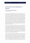 Research paper thumbnail of Foreword: The Launch of Rising Powers Quarterly, Volume 1, Issue 1, 2016