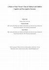 Research paper thumbnail of A Matter of Time? Parent's Time in Childcare and Children Cognitive and Non-cognitive Outcomes