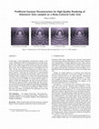 Research paper thumbnail of Prefiltered Gaussian reconstruction for high-quality rendering of volumetric data sampled on a body-centered cubic grid