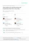 Research paper thumbnail of New evidence for the Mousterian and Gravettian at Rio Secco Cave, Italy