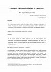 Research paper thumbnail of Luhmann: La Complejidad en su Laberinto