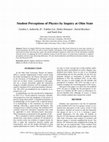 Research paper thumbnail of Student Perceptions of Physics by Inquiry at Ohio State