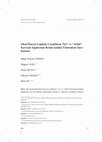 Research paper thumbnail of Okul Öncesi Çağdaki Çocukların " İyi " ve " Kötü " Kavram Algılarının Resim Analizi Yöntemiyle İnce- lenmesi Nilgün CANEL 2** Elif ÇAP 5