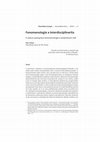 Research paper thumbnail of Fenomenologie a interdisciplinarita. K otázce spolupráce fenomenologie a empirických věd